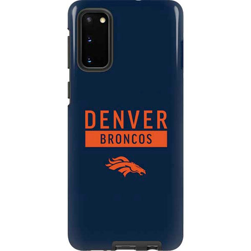 NFL Denver Broncos Blue Performance Series Galaxy S20 Pro Case