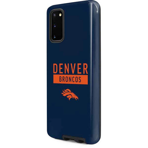 NFL Denver Broncos Blue Performance Series Galaxy S20 Pro Case
