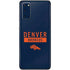 NFL Denver Broncos Blue Performance Series Galaxy S20 Skin