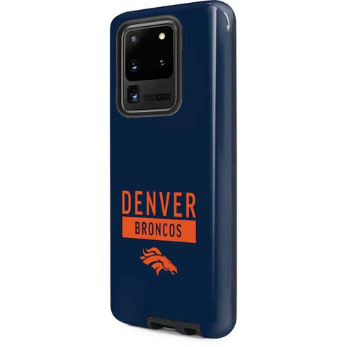 NFL Denver Broncos Blue Performance Series Galaxy S20 Ultra 5G Pro Case