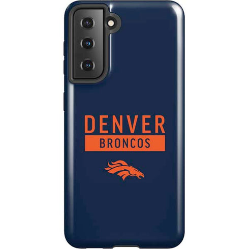 NFL Denver Broncos Blue Performance Series Galaxy S21 5G Pro Case