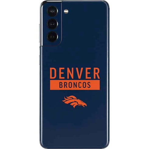 NFL Denver Broncos Blue Performance Series Galaxy S21 5G Skin