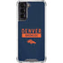 NFL Denver Broncos Blue Performance Series Galaxy S22 Clear Case