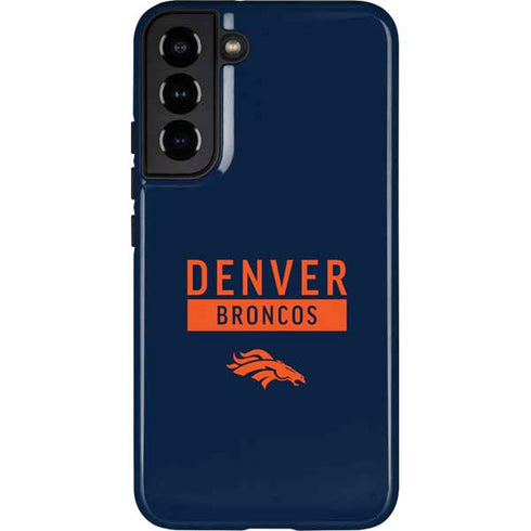 NFL Denver Broncos Blue Performance Series Galaxy S22 Plus Pro Case