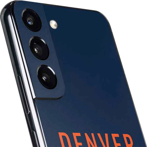 NFL Denver Broncos Blue Performance Series Galaxy S22 Plus Skin