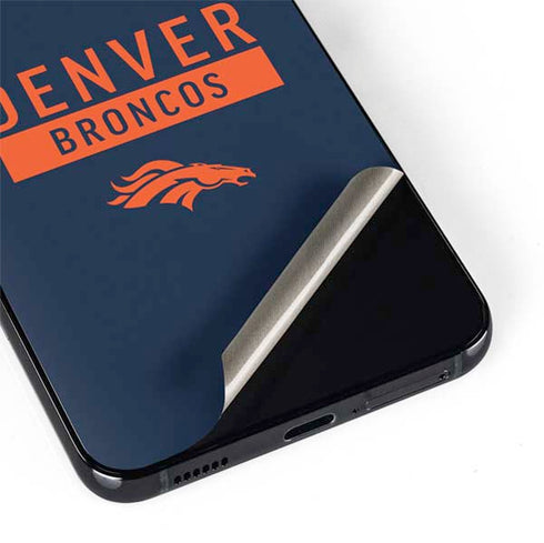 NFL Denver Broncos Blue Performance Series Galaxy S22 Plus Skin