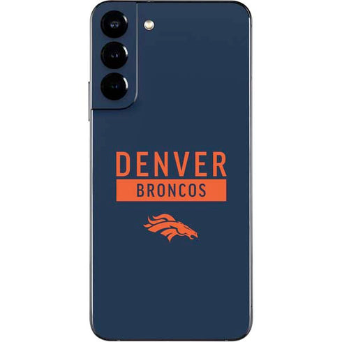 NFL Denver Broncos Blue Performance Series Galaxy S22 Plus Skin