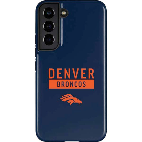 NFL Denver Broncos Blue Performance Series Galaxy S22 Pro Case