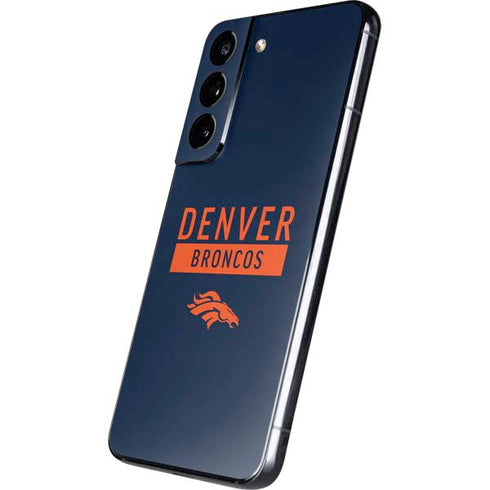 NFL Denver Broncos Blue Performance Series Galaxy S22 Skin