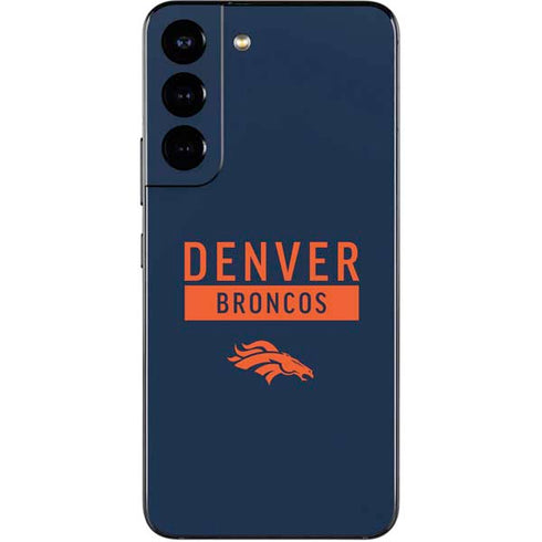 NFL Denver Broncos Blue Performance Series Galaxy S22 Skin