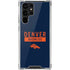 NFL Denver Broncos Blue Performance Series Galaxy S22 Ultra Clear Case