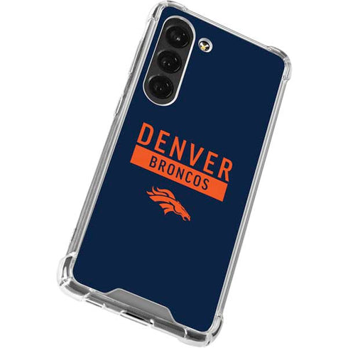 NFL Denver Broncos Blue Performance Series Galaxy S23 Clear Case