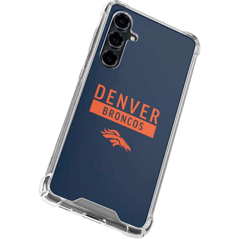 NFL Denver Broncos Blue Performance Series Galaxy S23 FE Clear Case