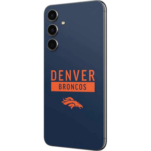 NFL Denver Broncos Blue Performance Series Galaxy S23 FE Skin