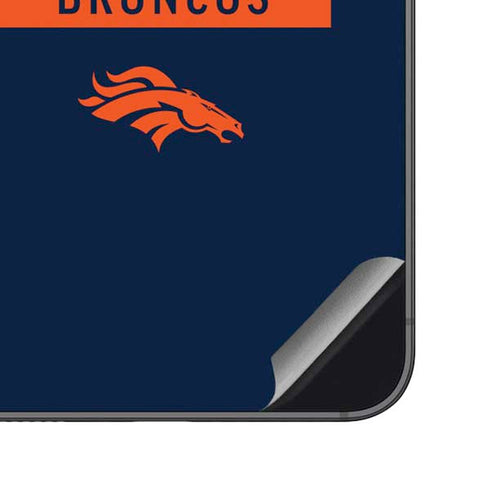 NFL Denver Broncos Blue Performance Series Galaxy S23 FE Skin