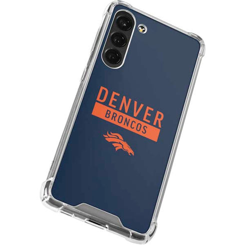 NFL Denver Broncos Blue Performance Series Galaxy S23 Plus Clear Case