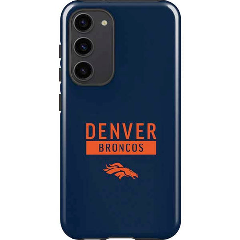 NFL Denver Broncos Blue Performance Series Galaxy S23 Plus Pro Case