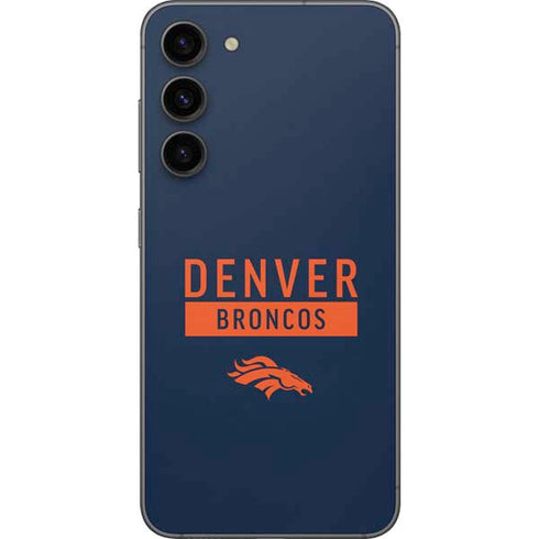 NFL Denver Broncos Blue Performance Series Galaxy S23 Plus Skin