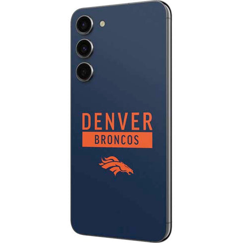 NFL Denver Broncos Blue Performance Series Galaxy S23 Plus Skin