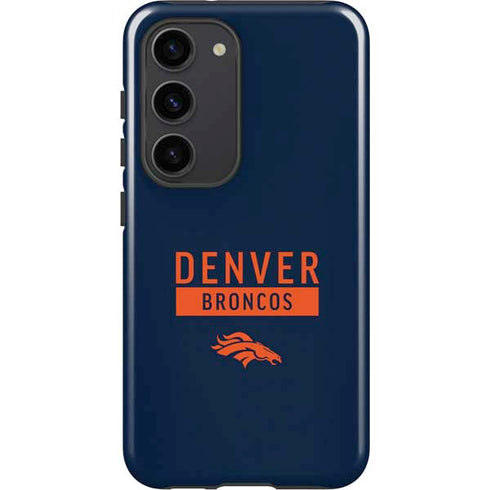 NFL Denver Broncos Blue Performance Series Galaxy S23 Pro Case