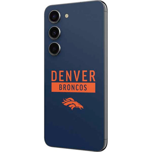 NFL Denver Broncos Blue Performance Series Galaxy S23 Skin