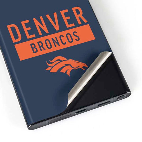 NFL Denver Broncos Blue Performance Series Galaxy S23 Ultra Skin