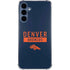 NFL Denver Broncos Blue Performance Series Galaxy S24 Clear Case