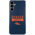 NFL Denver Broncos Blue Performance Series Galaxy S24 Plus Clear Case