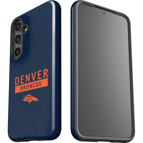 NFL Denver Broncos Blue Performance Series Galaxy S24 Plus Impact Case