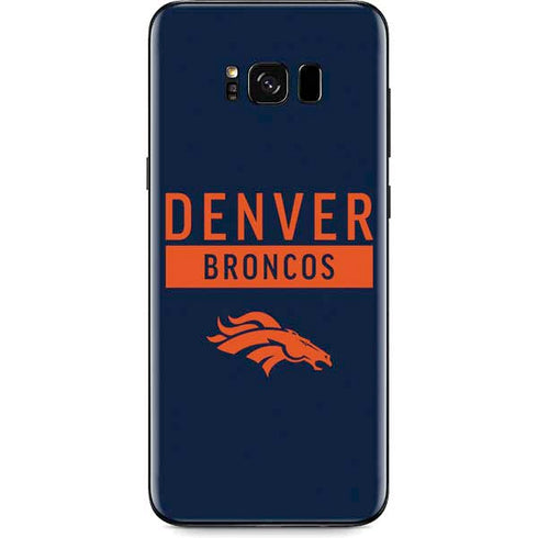 NFL Denver Broncos Blue Performance Series Galaxy S8 Plus Skin