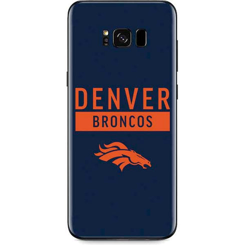 NFL Denver Broncos Blue Performance Series Galaxy S8 Skin