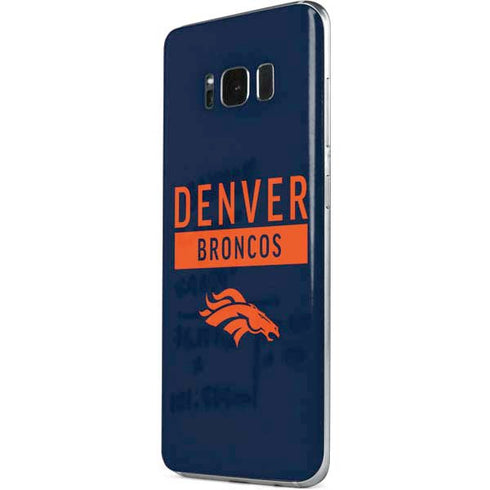 NFL Denver Broncos Blue Performance Series Galaxy S8 Skin