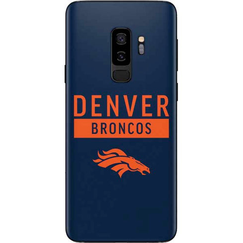 NFL Denver Broncos Blue Performance Series Galaxy S9 Plus Skin