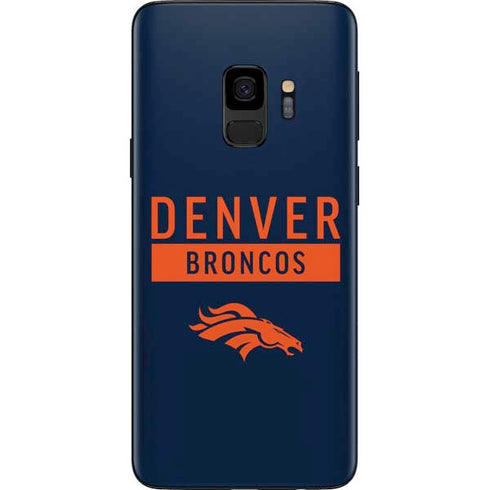 NFL Denver Broncos Blue Performance Series Galaxy S9 Skin