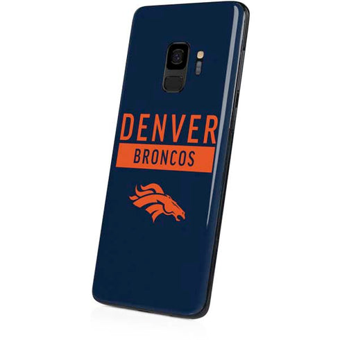 NFL Denver Broncos Blue Performance Series Galaxy S9 Skin