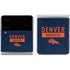 NFL Denver Broncos Blue Performance Series Galaxy Z Flip4 5G Skin