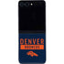 NFL Denver Broncos Blue Performance Series Galaxy Z Flip5 5G Skin
