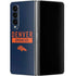 NFL Denver Broncos Blue Performance Series Galaxy Z Fold4 5G Skin