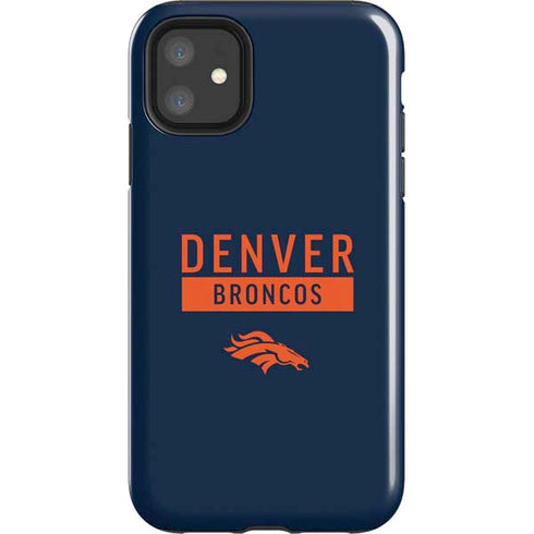 NFL Denver Broncos Blue Performance Series iPhone 11 Impact Case