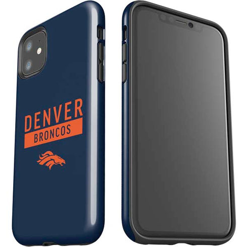 NFL Denver Broncos Blue Performance Series iPhone 11 Impact Case