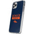 NFL Denver Broncos Blue Performance Series iPhone 11 Pro Clear Case