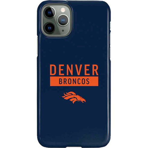 NFL Denver Broncos Blue Performance Series iPhone 11 Pro Lite Case