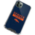NFL Denver Broncos Blue Performance Series iPhone 11 Pro Max Clear Case