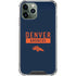 NFL Denver Broncos Blue Performance Series iPhone 11 Pro Max Clear Case