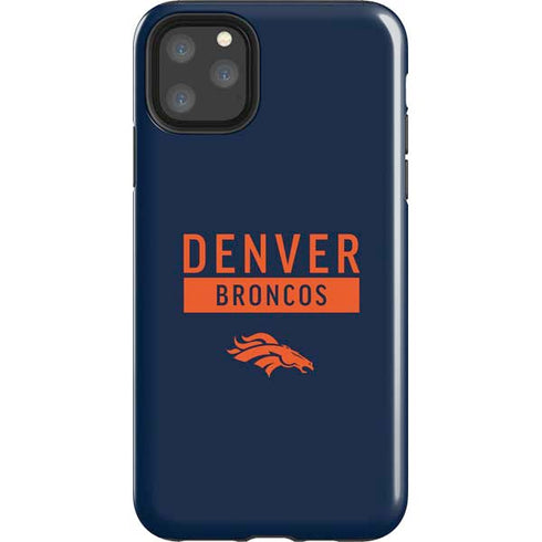 NFL Denver Broncos Blue Performance Series iPhone 11 Pro Max Impact Case