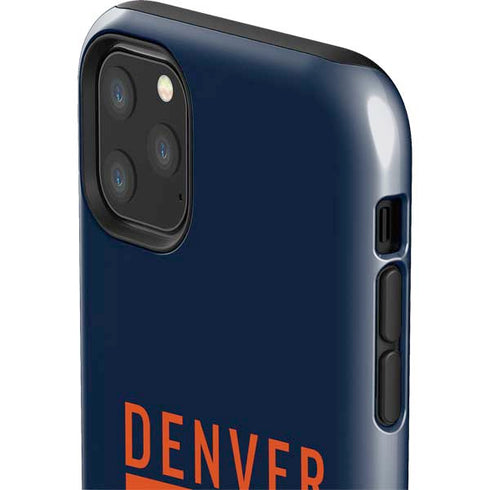 NFL Denver Broncos Blue Performance Series iPhone 11 Pro Max Impact Case