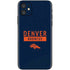 NFL Denver Broncos Blue Performance Series iPhone 11 Skin