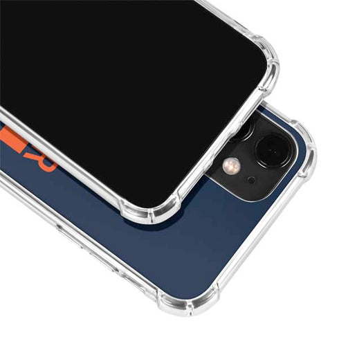 NFL Denver Broncos Blue Performance Series iPhone 12 Clear Case