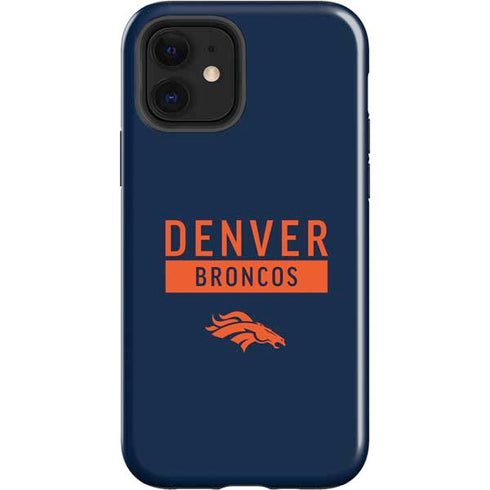 NFL Denver Broncos Blue Performance Series iPhone 12 Impact Case