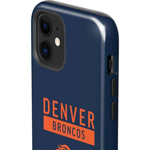 NFL Denver Broncos Blue Performance Series iPhone 12 Impact Case